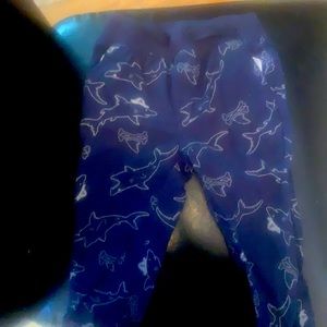 Boys shark print pants